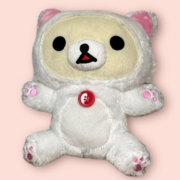 Rilakkuma Korilakkuma Plush with Cat Ears San-X - Picture 2 of 11